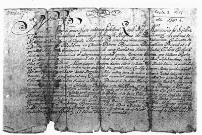 Dokument z 1361 r.